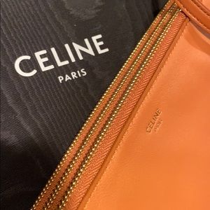CELINE ultra luxe trio bag in smooth lambskin